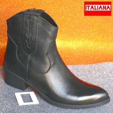 Stivali donna pelle texani - pelle,