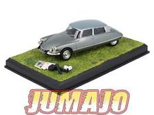 NB53 Voiture IXO 1/43 Diorama Route bleue CITROEN DS 19 Pallas La sieste
