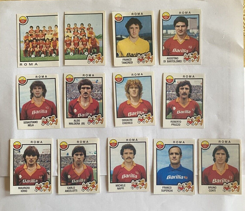 Lotto roma 1982 figurine - as, 1982-83