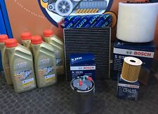 KIT TAGLIANDO 4 FILTRI 5 LT OLIO CASTROL 5W30 VOLKSWAGEN POLO 1.2 TDI DAL 2009