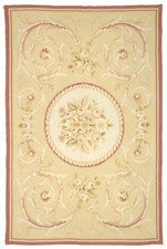 Aubusson 180x119 cm Tappeto Tessuto a mano in lana, stile francese arazzo 