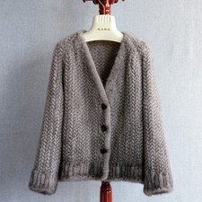 Cappotto pelliccia cardigan