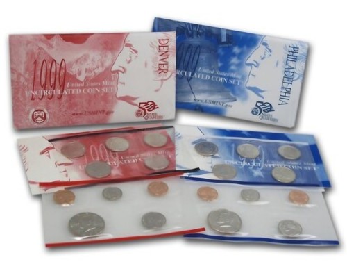 1999 set monete non - , circolate