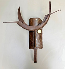 Scultura ferro helmut - scultura,