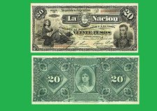 ARGENTINA 20 PESOS  1895 -