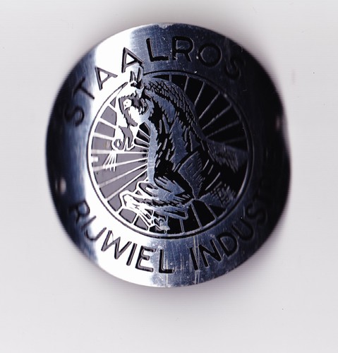Vintage staalros headbadge - vintage,