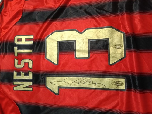 Maglia milan nesta autografata - maglia,