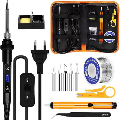 Saldatore stagno kit 80w - kit,