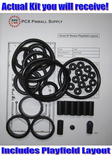Kit anelli gomma flipper - kit,