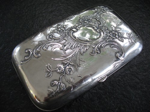 Portasigarette argento 800