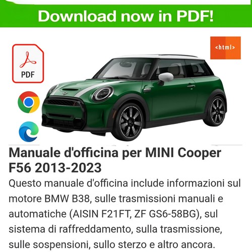 Manuale officina mini cooper - mini,