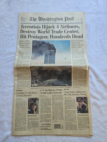 Giornale washington post 911 - giornale,