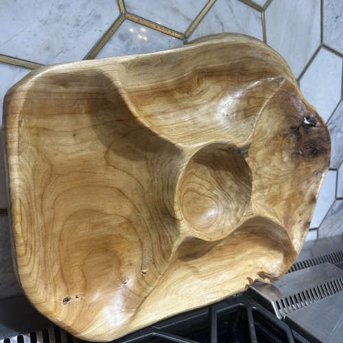 Unico piatto legno burlato - piatto, in