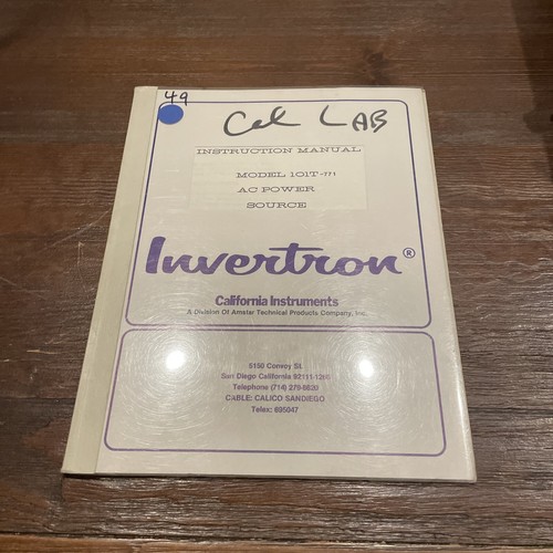 California instruments - california,