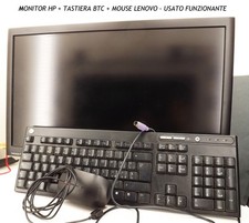 MONITOR HP con TASTIERA BTC e