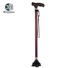 Bastoni Da Passeggio Antiscivolo per Anziani Canna Multifunzional