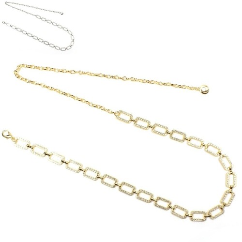 Cintura sottile con strass - , da