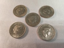 Swiss coins.10 Rappen