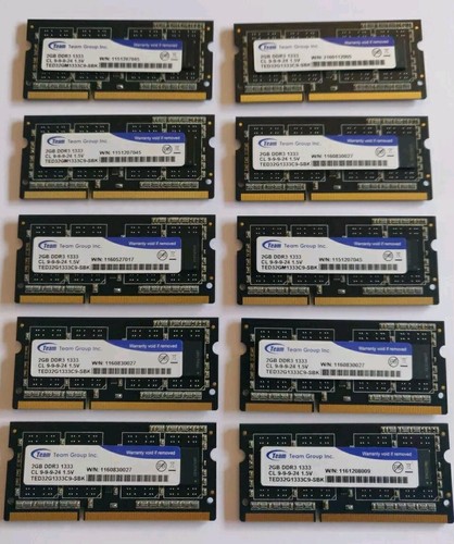 Lotto pezzi ram - lotto, di