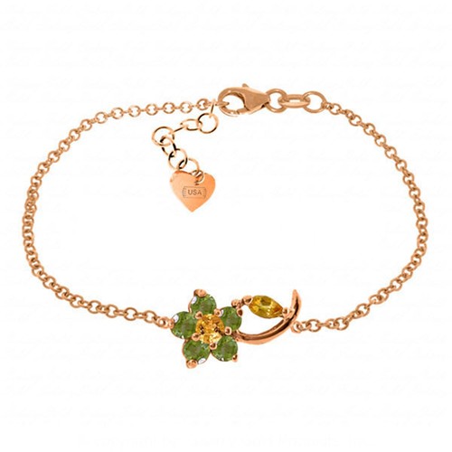 14k blacelet fiore oro - blacelet,