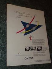 OMEGA 2692 2616 10494  OROLOGIO ANNO 1954 ANNI 50 PUBBLICITA=ADVERTISING