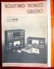 Bollettino tecnico geloso - tecnico,