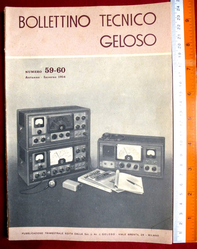 Bollettino tecnico geloso - bollettino,