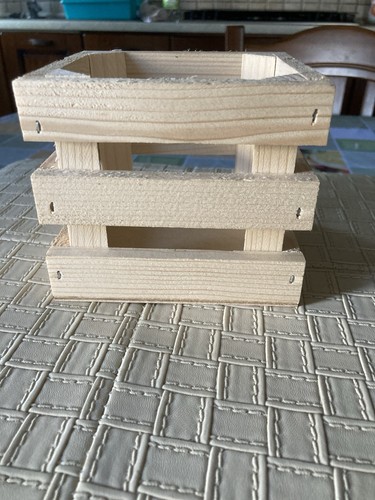 Vaso quadrato legno - in,