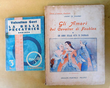 libri lotto di 2 gli amori di faublas del 1920 l'altro sd ma anni 40