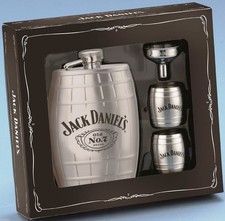 Jack Daniel's Barile Shot Occhiali & Fiaschetta Set Regalo #8501