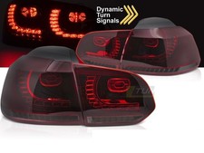 Fari posteriori FULL LED dinamici rosse con linea fumè per VW GOLF 6 2008-2012 L
