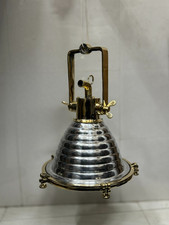 Ciondolo da carico nautico autentico - Wiska ottone e alluminio scanalato nave luce