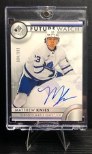 2023-24 SP Autentico Rookie Matthew Knies RC Auto #107 Future Watch Auto /999
