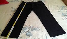 Zip Usually 316 jeans uomo vellutato morbido colore Nero Tg 54 W38 E48 app usato