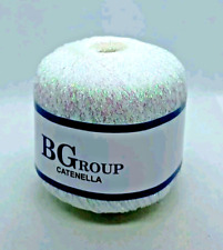 GOMITOLO MADREPERLATO,FILATO CATENELLA LAME' LUREX ,DA 25GR.UNCINETTO,MAGLIA