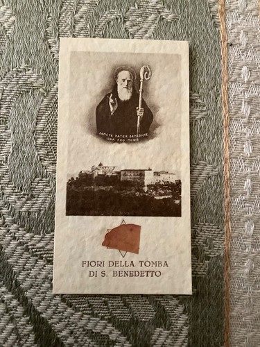 Santino epoca con reliquia - d'epoca,