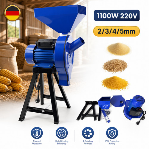 Macina cereali elettrico 1100w - macina,