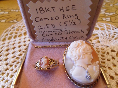 Antico vintage anello - /, cammeo