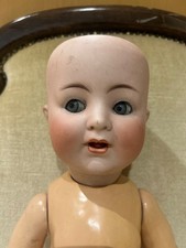 Bebè caractere antico testa bisquit occhi mobili