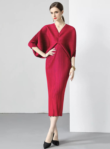 Vestito lungo donna rosso - vestito,