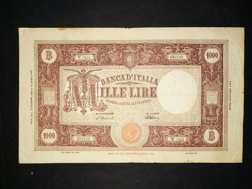 1000 lire barbetti 1946 - barbetti, 19.12.1946