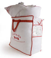 DAUNEX Piumino da letto invernale CANADESE WARM interno 100% puro piumino d'oca 