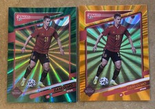 2021-22 Donruss Road To Qatar Dani Olmo arancione e verde laser Prizm #147 Barca