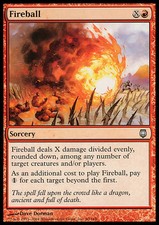 MTG FIREBALL FOIL EXC - PALLA DI FUOCO - DST - MAGIC