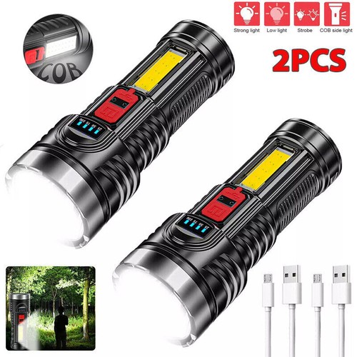Torcia led cob ricaricabile - led,
