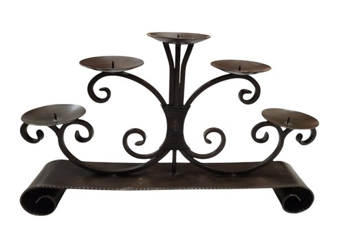 Candelabro vintage libbre - candelabro,