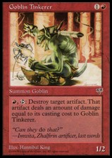 MTG GOBLIN TINKERER PLAYED -