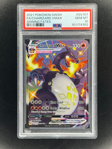Charizard vmax psa gemme - 10,