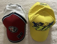 Nr.2 Cappellini Da Baseball "Valentino Rossi"-"Antonio Giovinazzi"-Originali 