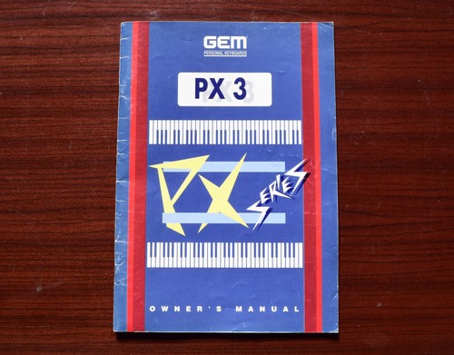 Gem px3 owner manual - gem, owner's